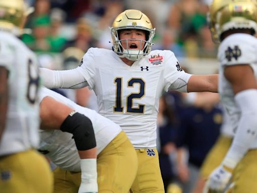 Former Notre Dame Quarterback Tyler Buchner Listed as Wide Receiver on Roster