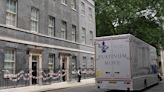 Rishi Sunak's Furniture Is Seen Being Removed From Downing Street As Labour Era Begins