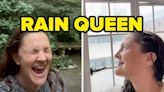 Drew Barrymore Posted A Video Of Her Outisde In The Rain, And I Promise It's Worth Watching