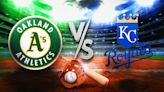 Athletics vs. Royals prediction, odds, pick - 5/18/2024