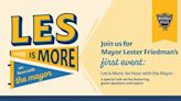 ‘Les Is More’ Talk Series With BH Mayor - Canyon News