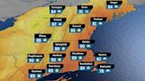 Temps to build on this beautiful warmer day. Here are the highs across New England. - The Boston Globe