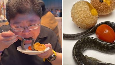 The strangest food combination from China: 'Golgappas' served with live eel, dare to try?