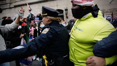 Varios arrestados en protestas de estudiantes en la Universidad de Columbia
