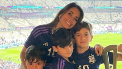 Antonela Roccuzzo mostró qué hacía Ciro Messi mientras Argentina jugaba contra Francia