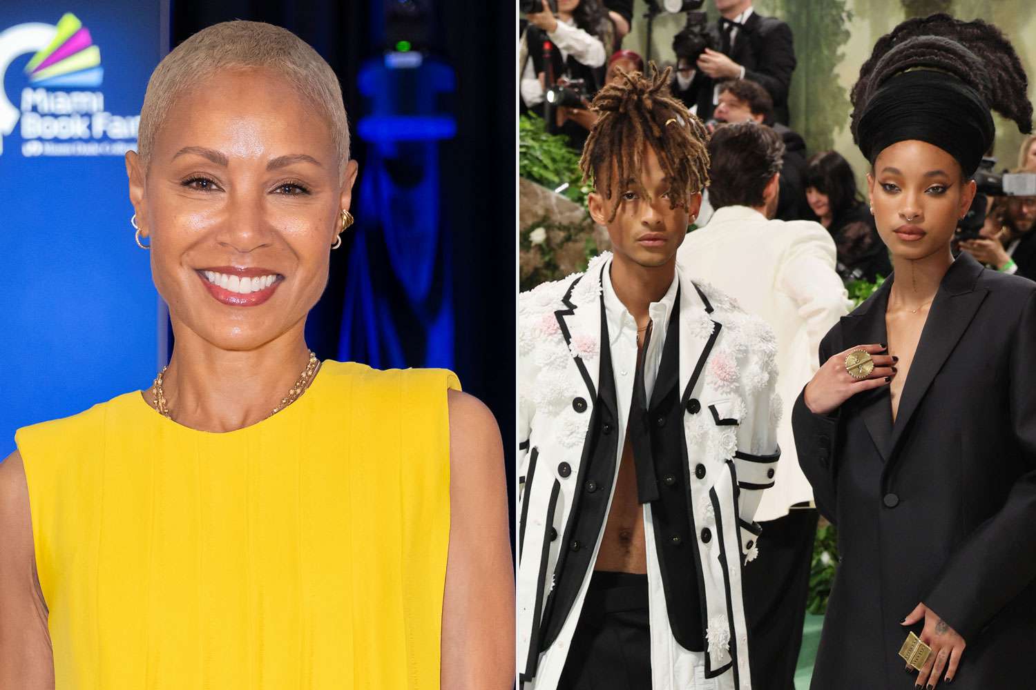 Jada Pinkett Smith Has Relatable Mom Moment Reacting to Kids Jaden, 25, and Willow, 23, at the 2024 Met Gala