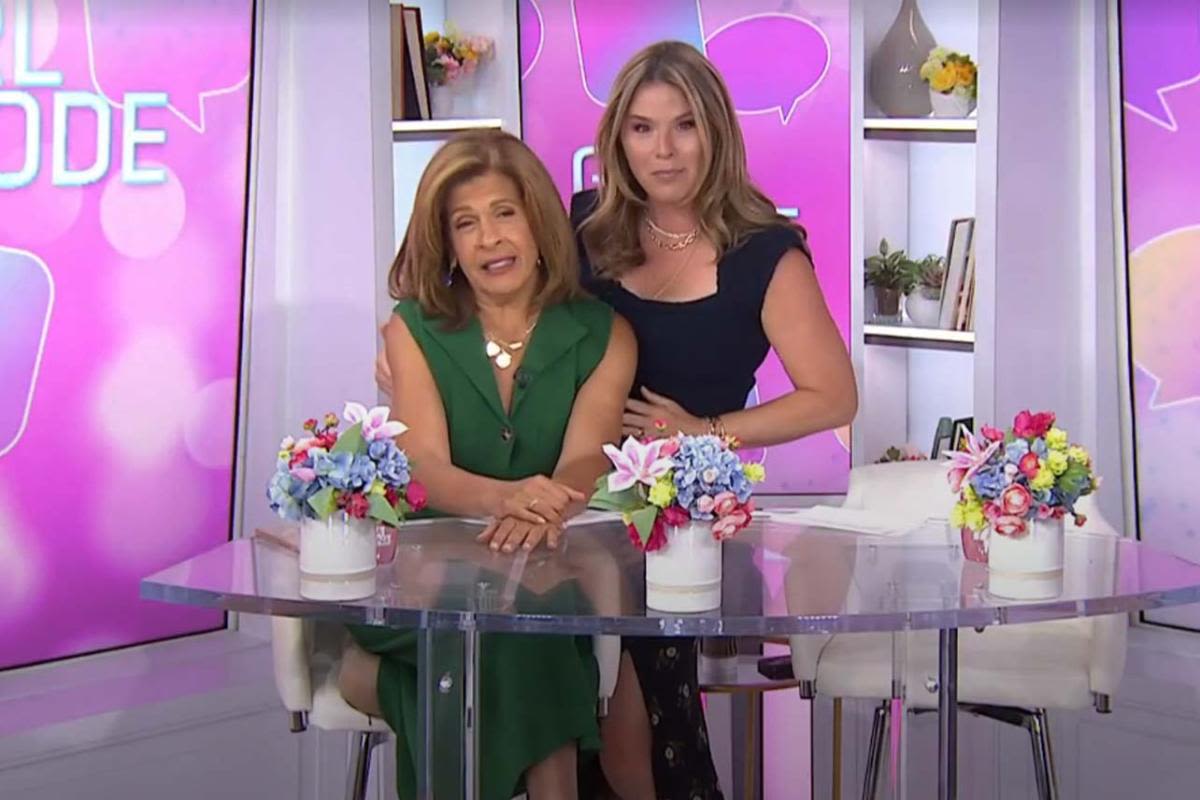 'Today's Hoda Kotb shuts down Jenna Bush Hager's "fat-o-no-mo" method for taking pictures: "She's trying to pull my arm fat"