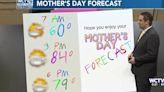 A mainly dry Mother's Day forecast