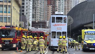 電車西環撞傷三爺孫 3歲女童不治 (12:55) - 20240815 - 港聞