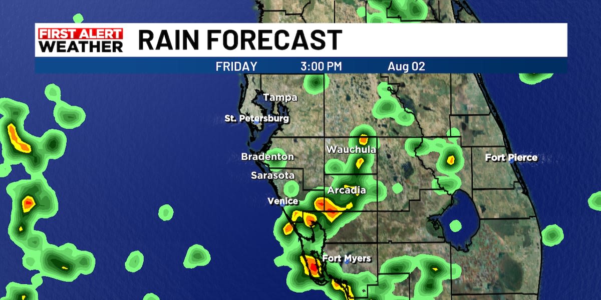 P.M. storms for Friday and then disruptive weather for weekend