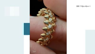 有沒搞錯？卡地亞玫瑰金鑲鑽耳環竟只賣450元？