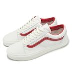 Vans 休閒鞋 Old Skool 男鞋 女鞋 白 紅 皮革 小白鞋 復古 百搭 VN000CP5BDU