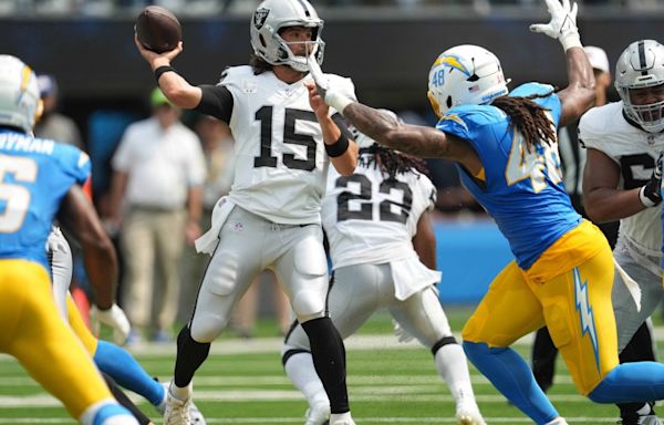 Raiders winners and losers in 22-10 defeat vs. Chargers