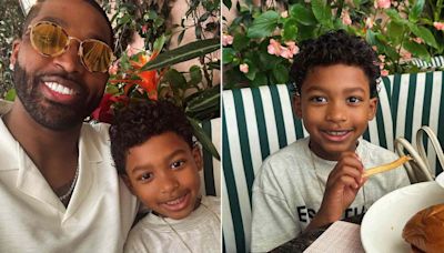 Tristan Thompson Shares Rare Photos with Son Prince, 7, as They Enjoy a Special 'Lunch Date' Together