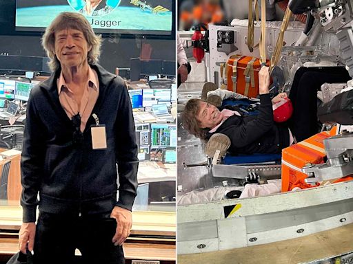 Mick Jagger Visits NASA Headquarters — See All the Astronomical Photos!