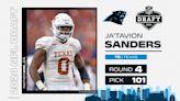 Panthers select Texas TE Ja'Tavion Sanders with 2024 draft's 101st overall pick