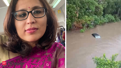 Radhika Gupta trades car for 'fabulous metro' amid Delhi's heavy rain: Photos from Edelweiss CEO's day out