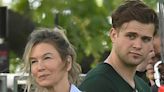 Renée Zellweger Seen on Set Filming 4th 'Bridget Jones' Film with Leo Woodall in London