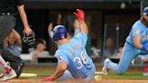 Wyatt Langford hits inside-the-park home run for first HR of MLB career