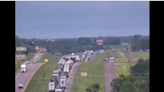 Tractor-trailer crash spills cars over I-70 in Callaway County, backs up traffic