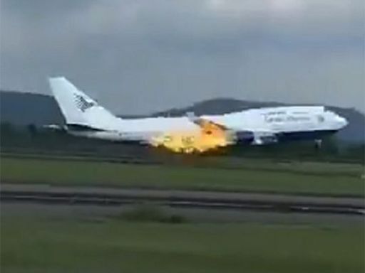 Garuda Indonesia flight to Saudi Arabia makes emergency landing after engine fire