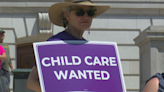 Child care providers, families hold rally to demand more funding for child care
