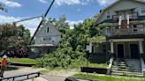Photos: Tree crushes Akron home Wednesday, killing man inside