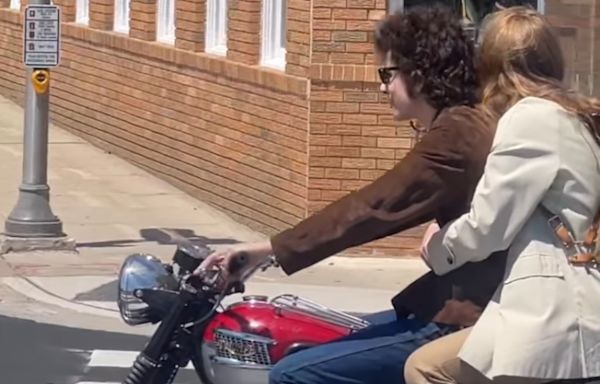 See Timothée Chalamet take Cape May as Bob Dylan with Elle Fanning in ‘A Complete Unknown’