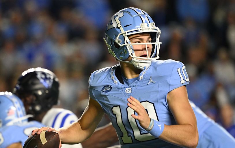 North Carolina QB Drake Maye Comments on 'Cool Visit' with Washington Commanders