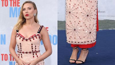 Scarlett Johansson in Strappy Sandals, a Broken Heel, Astronaut Boots and More Shoe Moments at ‘Fly Me to the Moon’ Premiere in Berlin