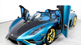 Ultra-Rare Candy Blue Koenigsegg Regera For Sale