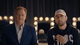 Eminem questions Roger Goodell’s use of Detroit nickname in humorous NFL draft promo