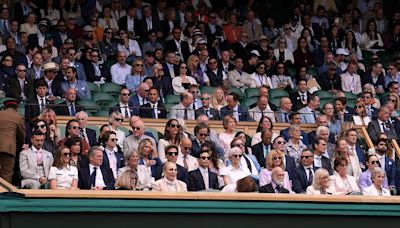 Who's who in the Royal Box at Wimbledon day 12?