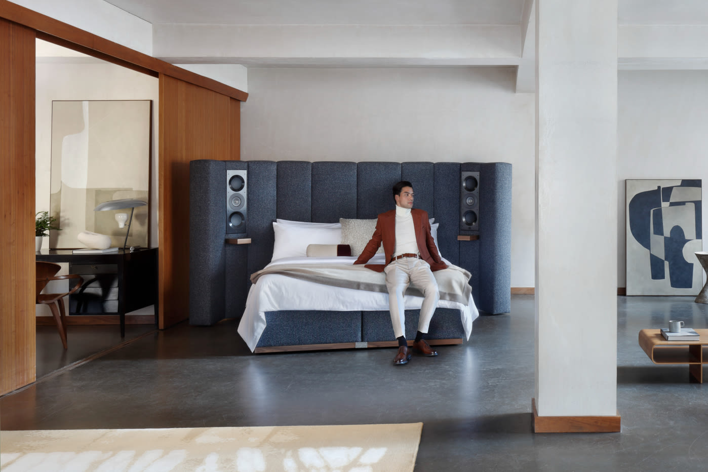 KEF and Savoir want to help you sleep better with their $115K speaker bed