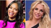 Zoe Saldana recuerda su participación en Amigas para siempre junto a Britney Spears