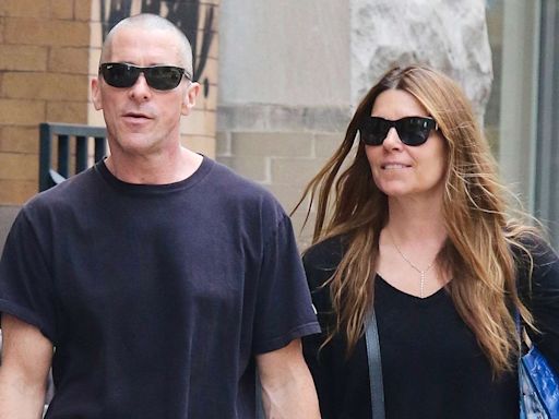 Christian Bale and Wife Sibi Blažić Hold Hands as They Spend Casual Day Out in N.Y.C.
