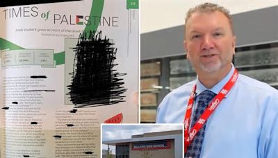 Texas high school principal responds to backlash over yearbook’s Times of Palestine page
