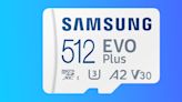 Pick up this 512GB Samsung Evo Plus Micro SD card for just £32 from Scan Computers