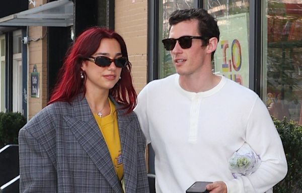 Dua Lipa Shows Off Her Stylish Side During Day Out with Boyfriend Callum Turner