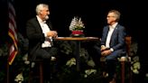 In visit to Evansville, Holcomb says state is pushing for federal I-69 bridge grant