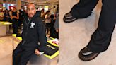 Lewis Hamilton Celebrates the Launch of His +44 ‘Home Turf’ Collection in Sleek Leather Dior Shoes in London