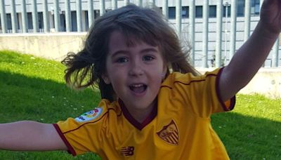 La historia de Haizea: la pequeña sevillista que sufre Retinosis Pigmentaria y “nunca se rinde”