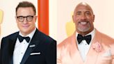 Watch Brendan Fraser reunite with Mummy Returns star Dwayne Johnson at Oscars: 'Enjoy your flowers'