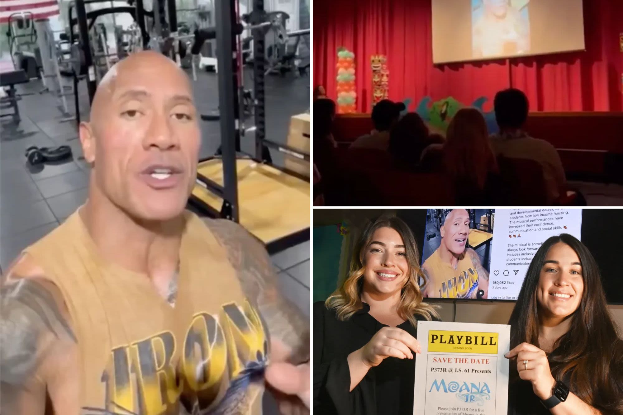 School of Rock: NYC students shocked when Dwayne Johnson serenades them with video message