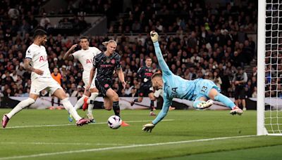 Premier League | Manchester City on verge of 4th consecutive title as Haaland scores twice in win over Tottenham