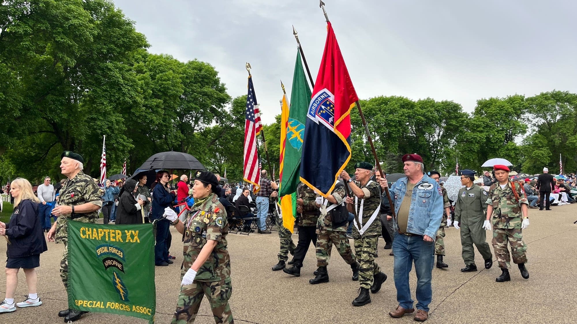 Fort Snelling Memorial Day Service honors WWII vets ahead of 80th D-Day anniversary