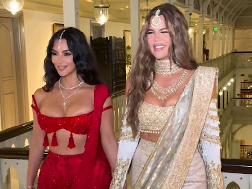 Kim Kardashian Breaks Traditional Etiquette by Wearing Red to Ambani Wedding — All About Her Risky Look