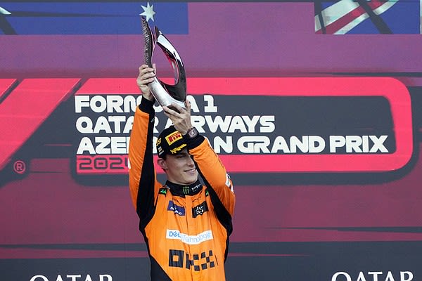 Piastri wins F1’s Azerbaijan GP after late crash knocks out Perez, Sainz | Jefferson City News-Tribune