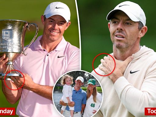 Rory McIlroy spotted without wedding ring at PGA Championship two days after divorce filing