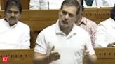 NEET paper leak issue causes Opposition walk out in Lok Sabha, Congress' Rahul Gandhi seeks discussion - The Economic Times